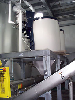 Two Northstar M90SS Icemakers Provide Flake Ice for a Carrot Processing Facility 