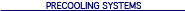 precooling systems